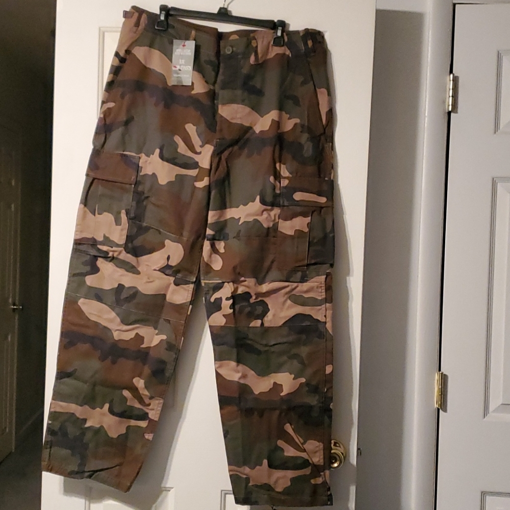 Military camouflage pants